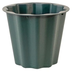 Decostar™ Plastic Floral Container 7" - Dark Green