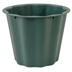 Decostar™ Plastic Floral Container 8" - Dark Green