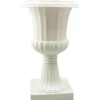 Decostar™ Plastic Planter Urn 23¼" - White - 4 Pieces