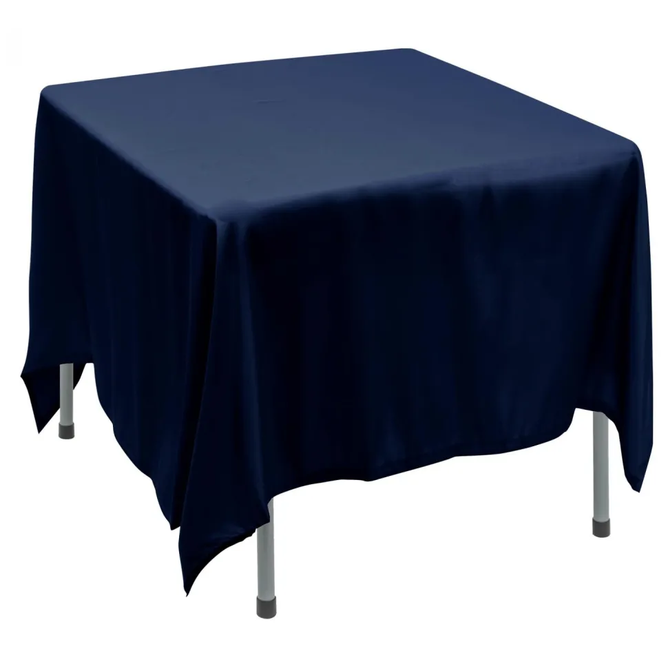 Decostar™ Polyester Square Table Cover 90" - Navy