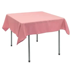 Decostar™ Polyester Square Table Cover 54" - Pink