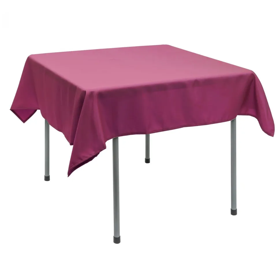Decostar™ Polyester Square Table Cover 54" - Magenta