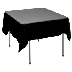 Decostar™ Polyester Square Table Cover 70" - Black