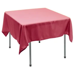 Decostar™ Polyester Square Table Cover 70" - Coral