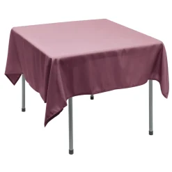 Decostar™ Polyester Square Table Cover 70" - Mauve