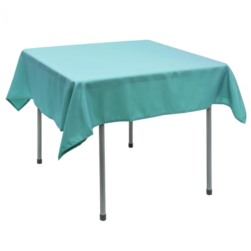 Decostar™ Polyester Square Table Cover 54" - Modern Blue