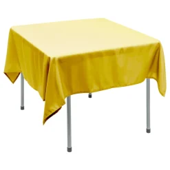 Decostar™ Polyester Square Table Cover 70" - Yellow