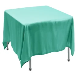 Decostar™ Polyester Square Table Cover 90" - Aqua