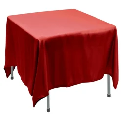 Decostar™ Polyester Square Table Cover 90" - Red