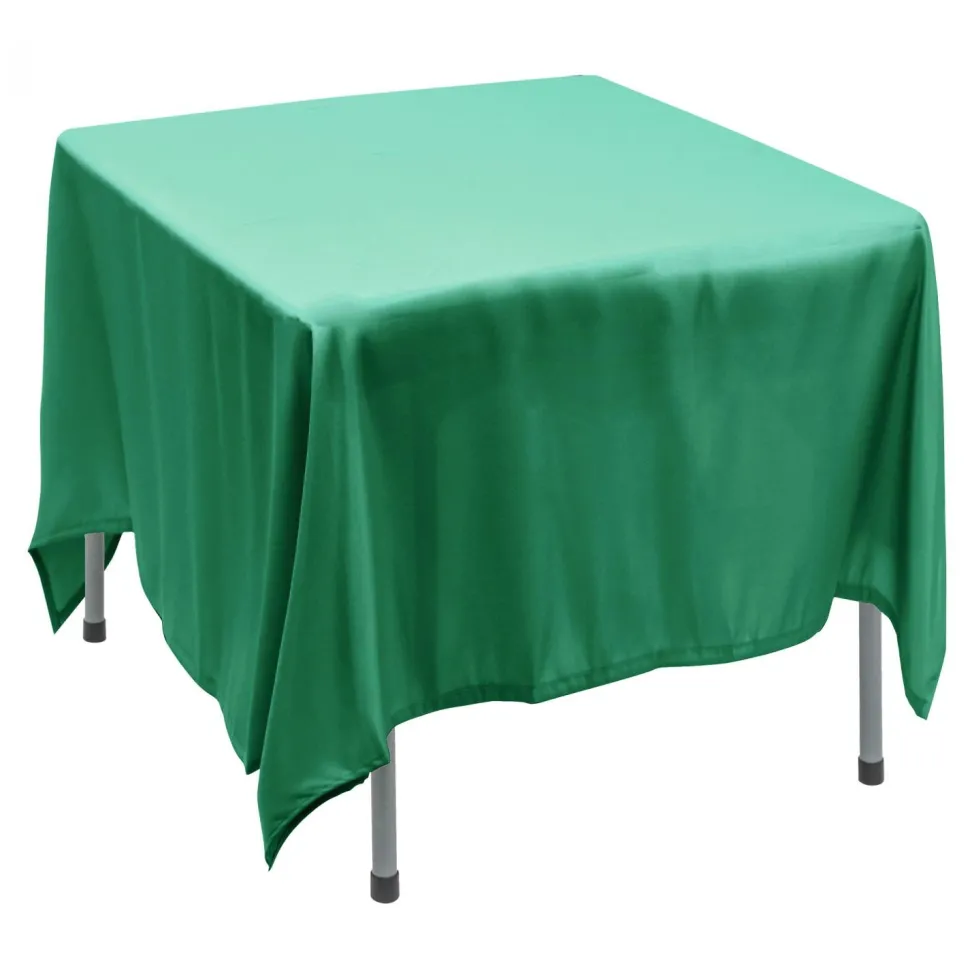 Decostar™ Polyester Square Table Cover 90" - Turquoise