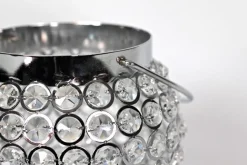 DecoStar™ Real Crystal Hanging Candle Holder - MED