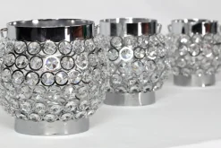 DecoStar™ Real Crystal Hanging Candle Holder - SM
