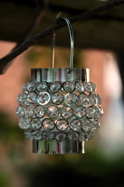 DecoStar™ Real Crystal Hanging Candle Holder - SM