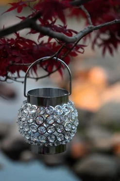 DecoStar™ Real Crystal Hanging Candle Holder - SM