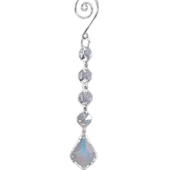 Decostar™ Real Crystal Hanging Prisms Bell Glass Decorations - 7" - 12 pieces