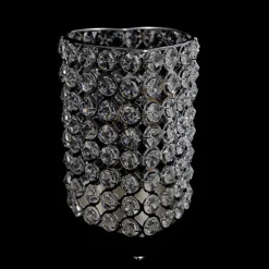 DecoStar™ Real Crystal Heart Candle Holder - LG