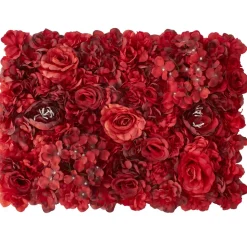 Decostar™ Red Artificial Mixed Flower Mat