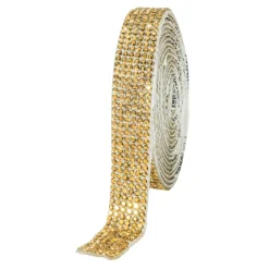 Decostar™ Rhinestone Diamond Adhesive Strips 0.5" - Gold