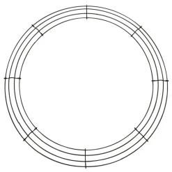 Decostar™ 4-Ring Wire Wreath Form 14"