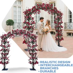 Decostar™ Rose Bush Arch 9ft - Red