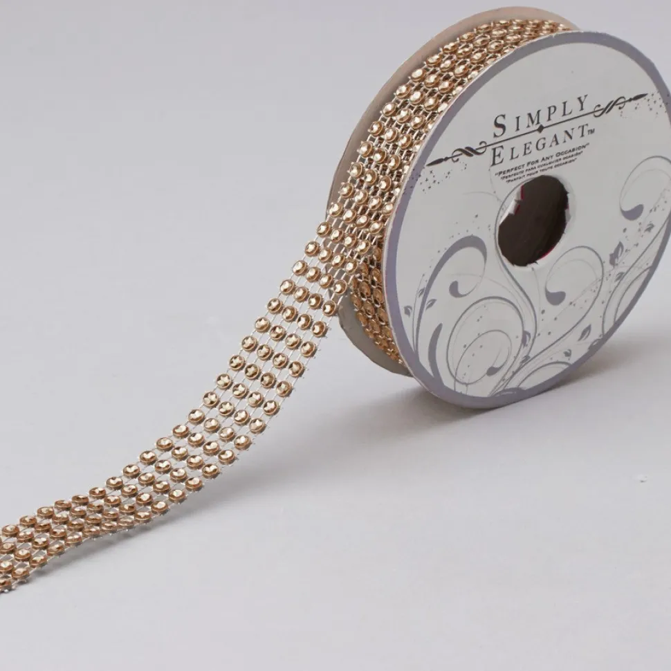 Decostar™ 4 Rows Diamond Mesh Trim - MANY COLOR OPTIONS - 36 Rolls