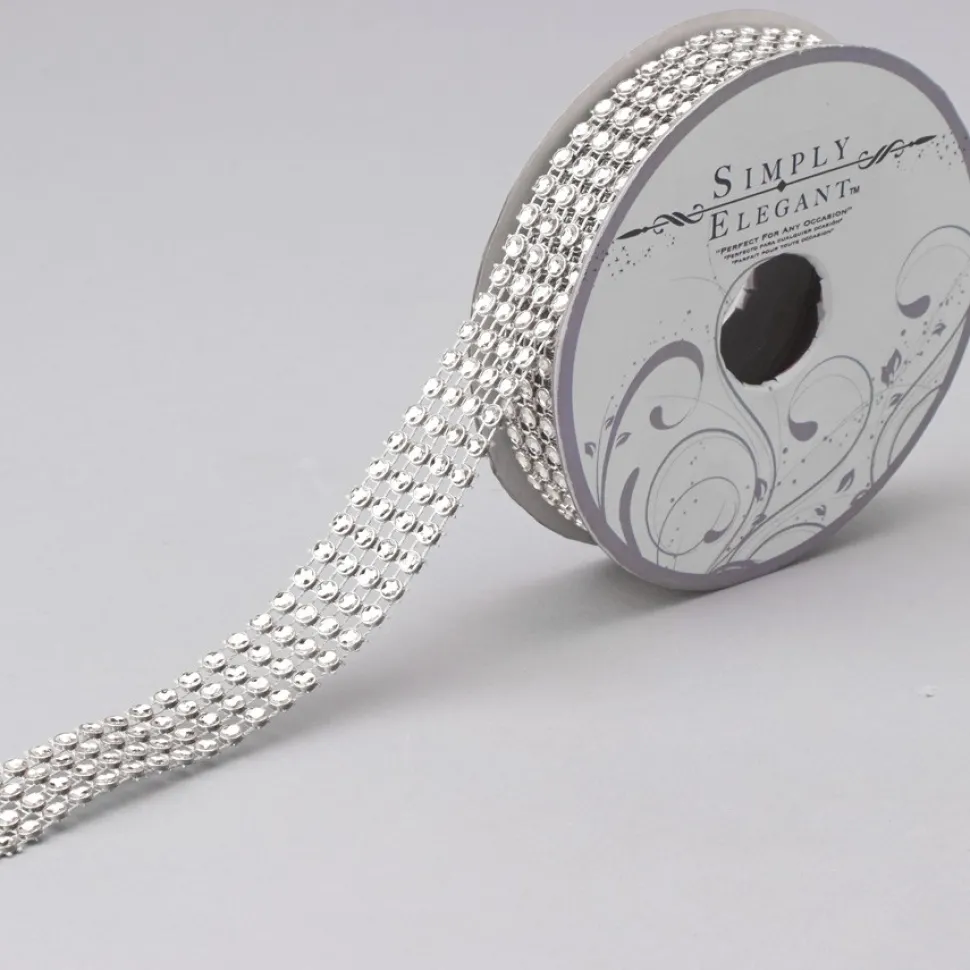 Decostar™ 4 Rows Diamond Mesh Trim - MANY COLOR OPTIONS - 36 Rolls