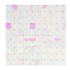 Decostar™ Shimmer Wall Panels w/ Clear Backing & Square Sequins - 24 Tiles - PinkIridescent