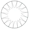 Decostar™ Single Wire Wreath Form 16"