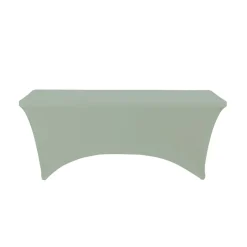 Decostar™ Spandex Rectangle Table Covers 6ft- Sage