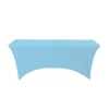 Decostar™ Spandex Rectangle Table Covers 6ft - Blue