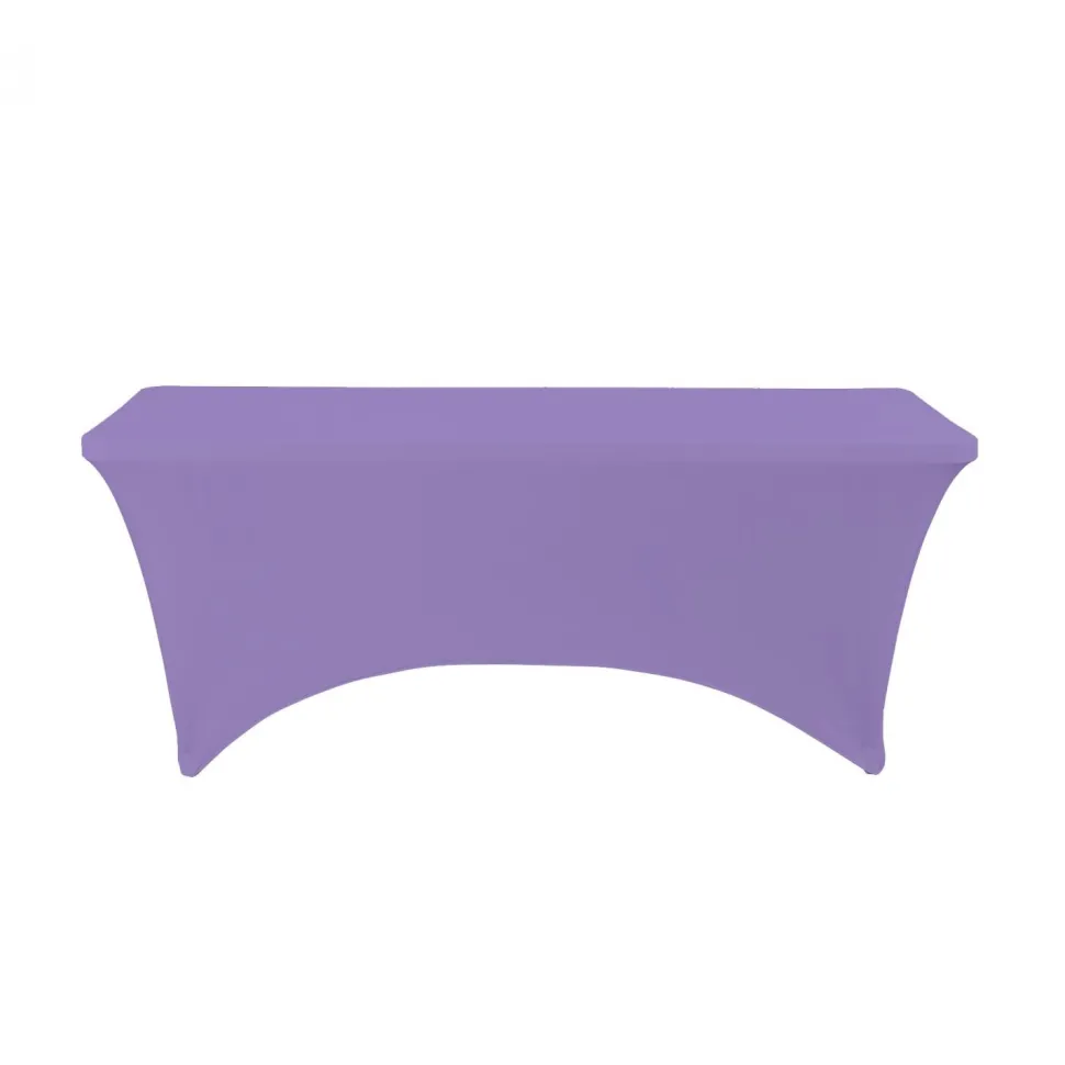 Decostar™ Spandex Rectangle Table Covers 6ft - Lavender