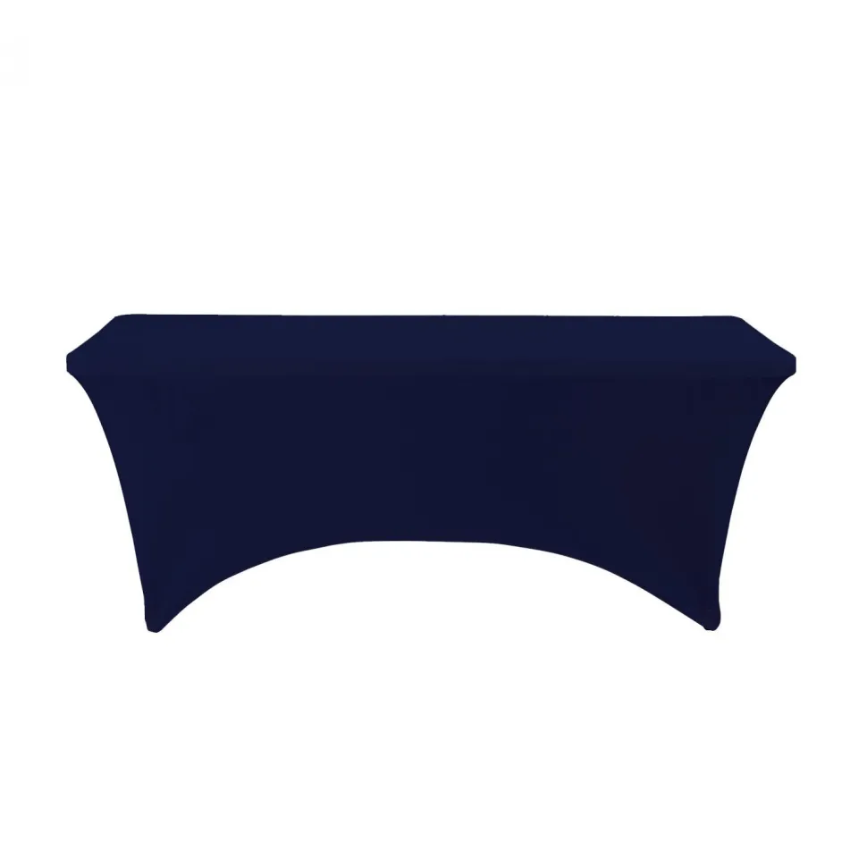 Decostar™ Spandex Rectangle Table Covers 6ft - Navy