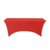 Decostar™ Spandex Rectangle Table Covers 6ft - Red