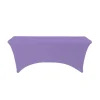 Decostar™ Spandex Rectangle Table Covers 8ft - Lavender
