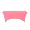 Decostar™ Spandex Rectangle Table Covers 8ft - Pink