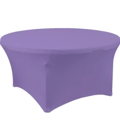 Decostar™ Spandex Round Table Cover 60"- Lavender