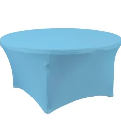 Decostar™ Spandex Round Table Cover 72" - Blue
