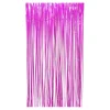 Decostar™ Sparkle Metallic Foil Fringe Curtain 96" - Fuchsia