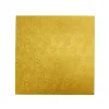 Decostar™ Square Foil Covered Cake Board 10" 5pc/pack - Gold