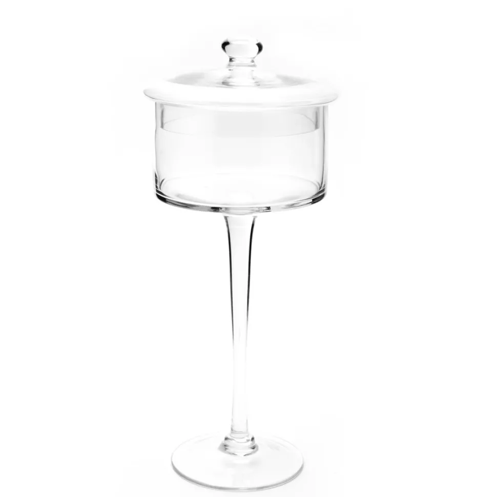 Decostar™ Stemmed Glass Candy Jar - 15"