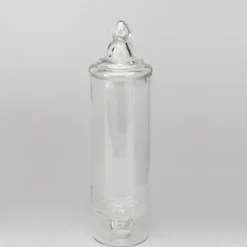Decostar™ Tall Apothecary Glass Jar w/ lid 16" - 12 Pieces