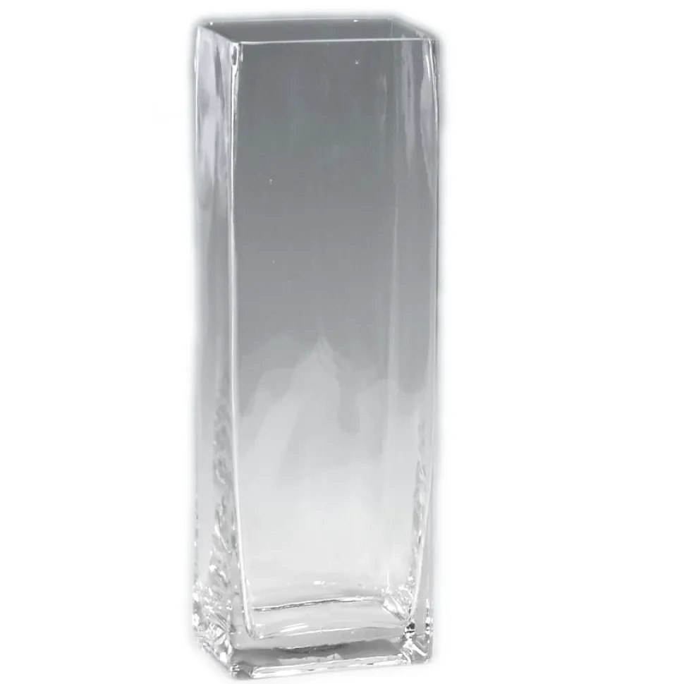 Decostar™ Tall Square Vase 12" - 12 Pieces