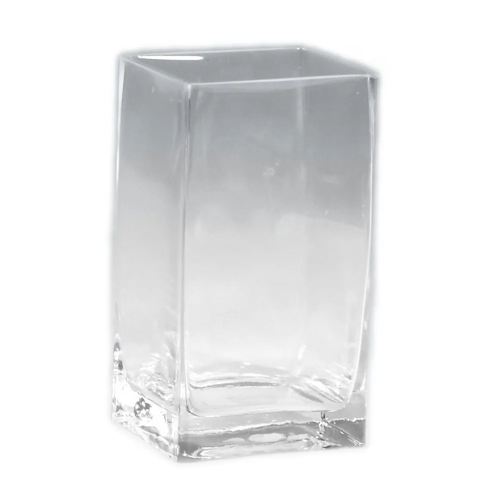 Decostar™ Tall Square Vase 7¼" - 12 Pieces