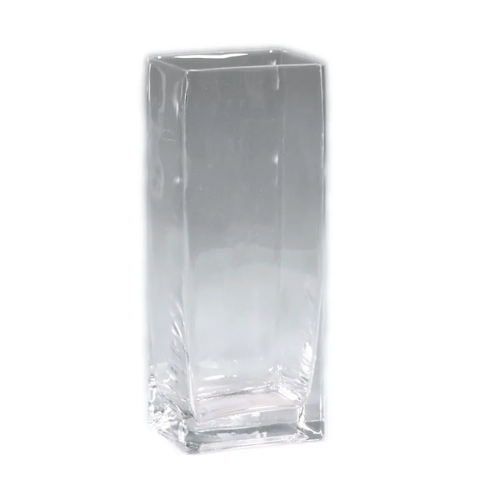 Decostar™ Tall Square Vase 10" - 12 Pieces