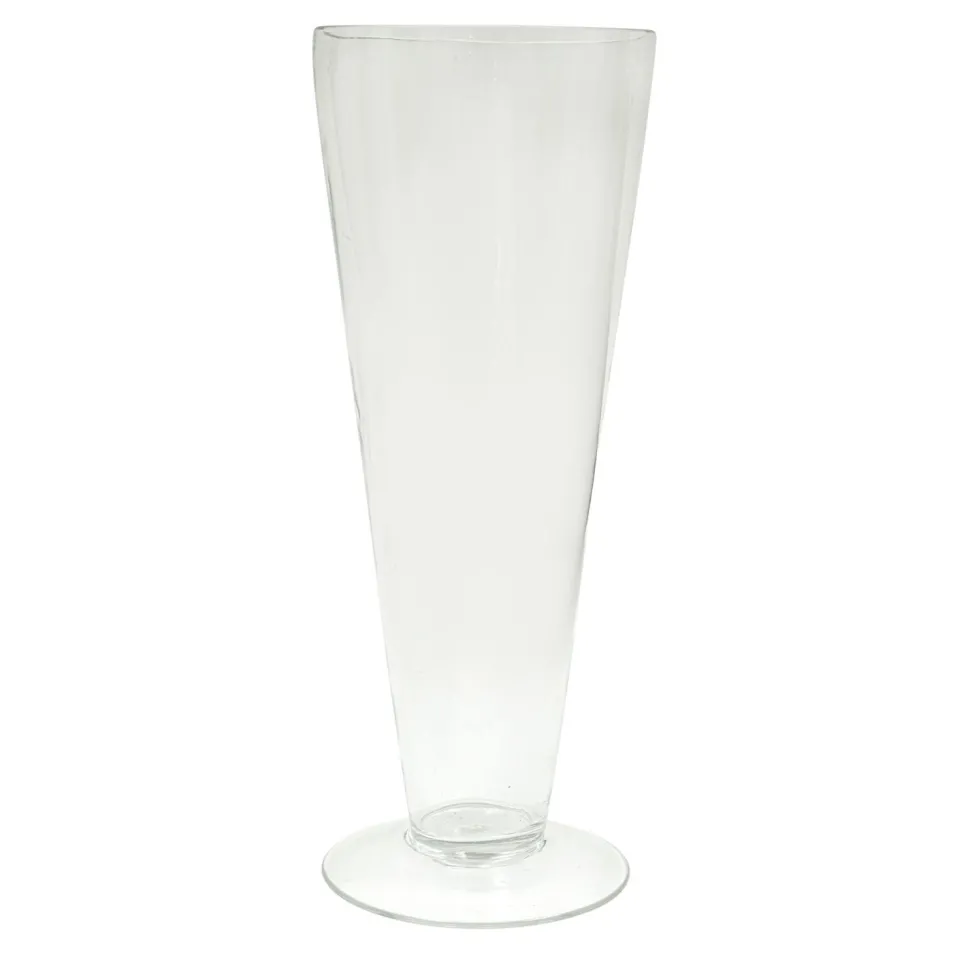 Decostar™ Trumpet Glass Vase 12" - Clear