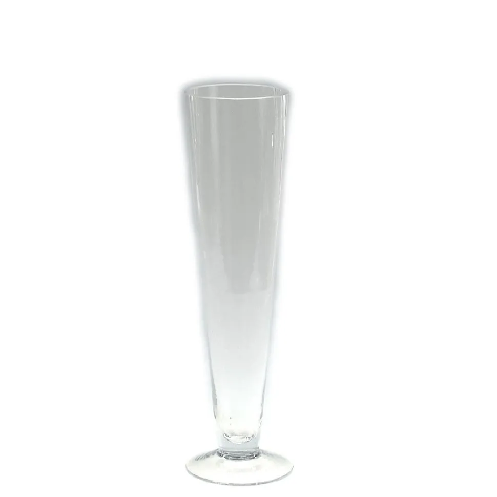 Decostar™ Trumpet Glass Vases 16" - Clear