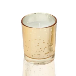 Decostar™ Unscented Poured Glass Votive Candles - 12 Pieces - 2" - Gold