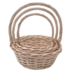 Decostar™ Wicker Baskets 3pc/set - Natural