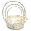 Decostar™ Wicker Baskets 3pc/set - White