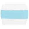 DecoStar™ 5" Wide Spandex Chair Band - Baby Blue - 10 PACKS